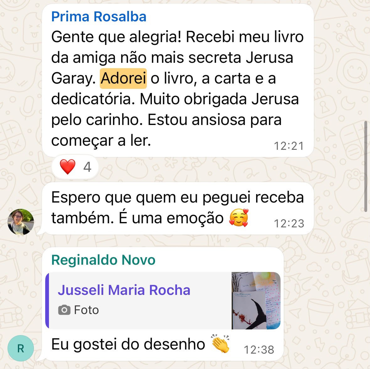 Depoimento de Amigo Secreto Natal