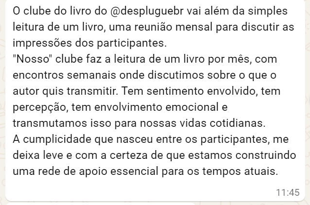 Depoimento de Joice — Florianópolis/SC