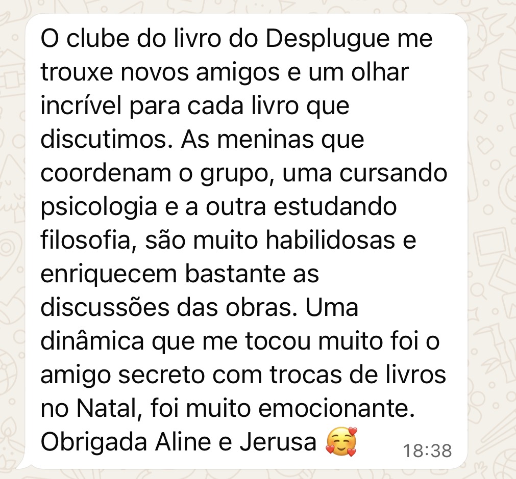 Depoimento de Lisiane — Florianópolis/SC